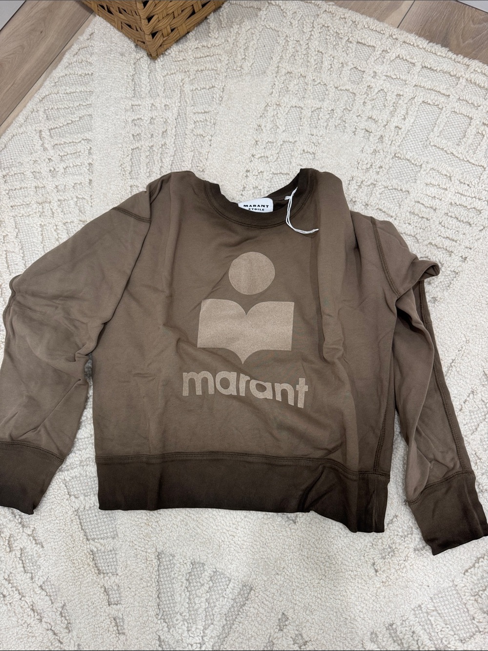 Isabel Marant Kids Brown Logo Pullover Sweatshirt